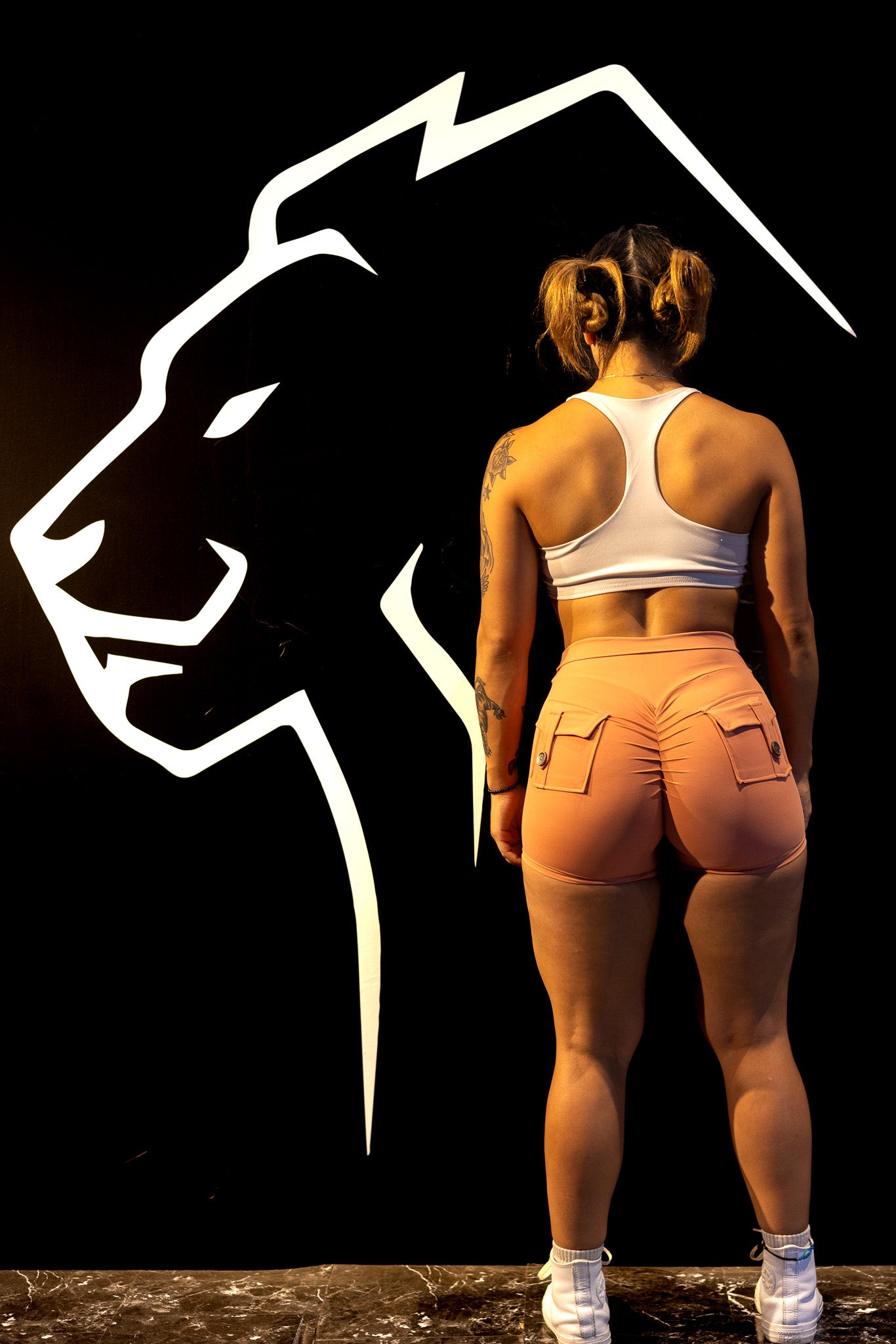 Sculpt Shorts Peach