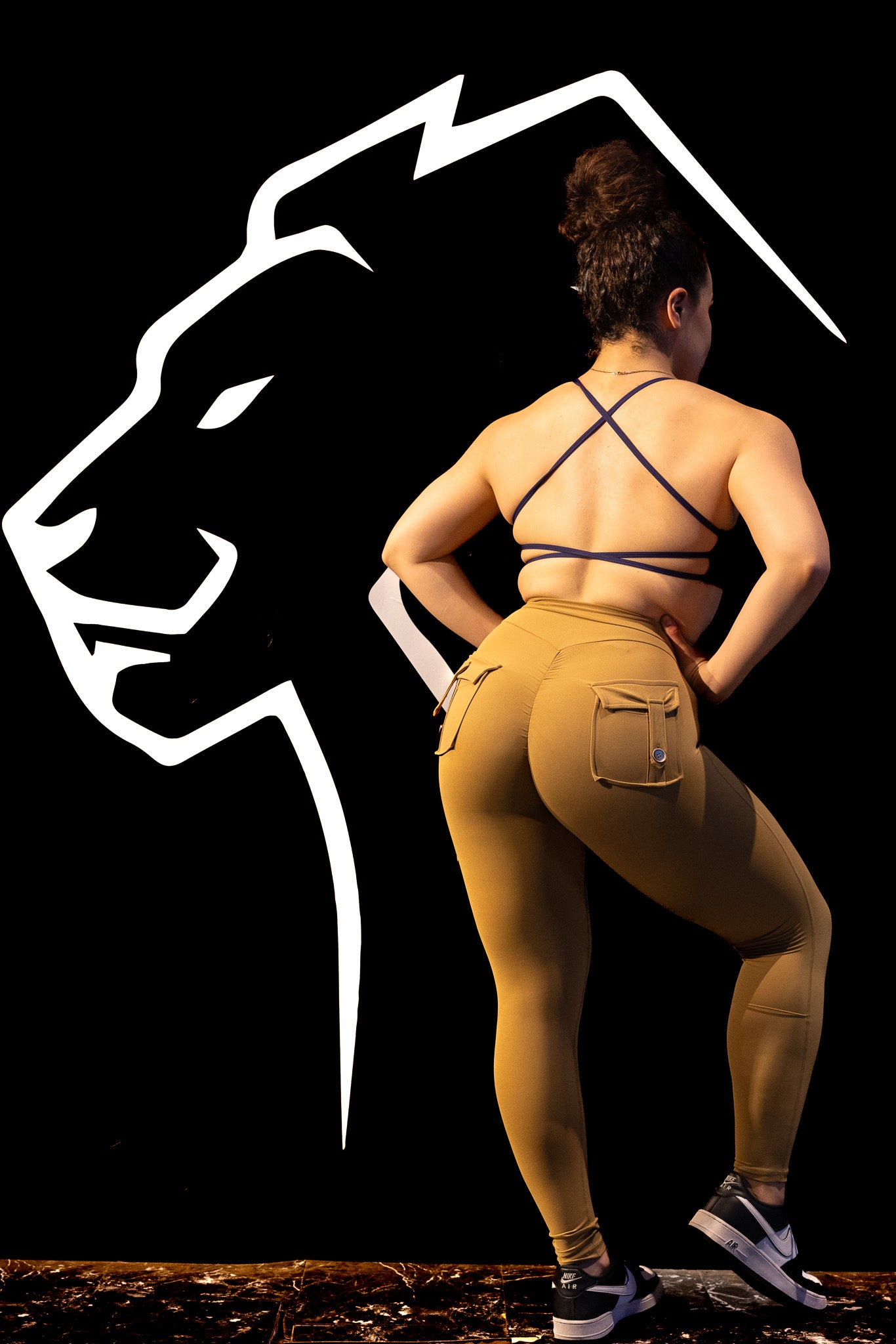 Sculpt Leggings Rust Orange