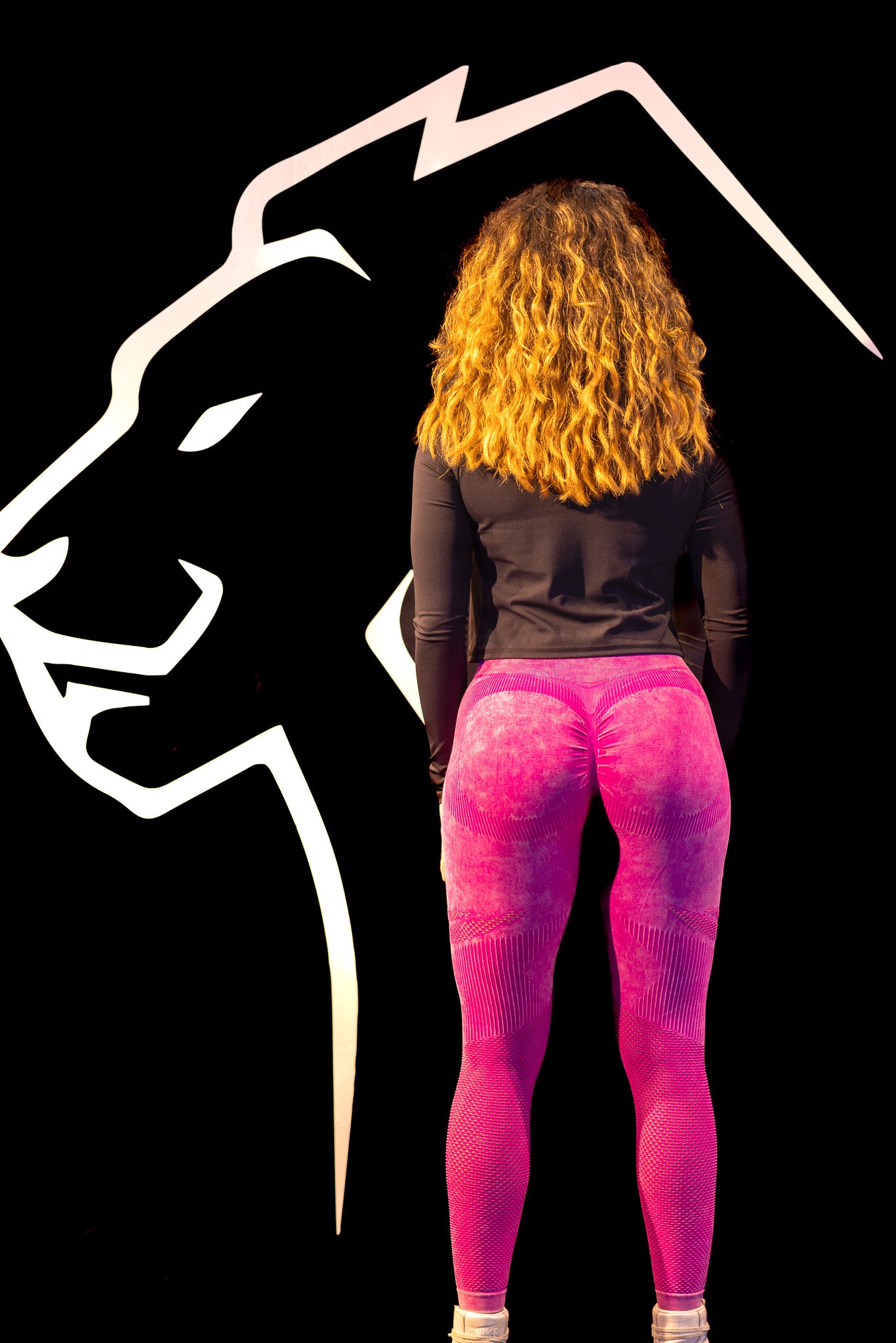3D Leggings Hot Pink