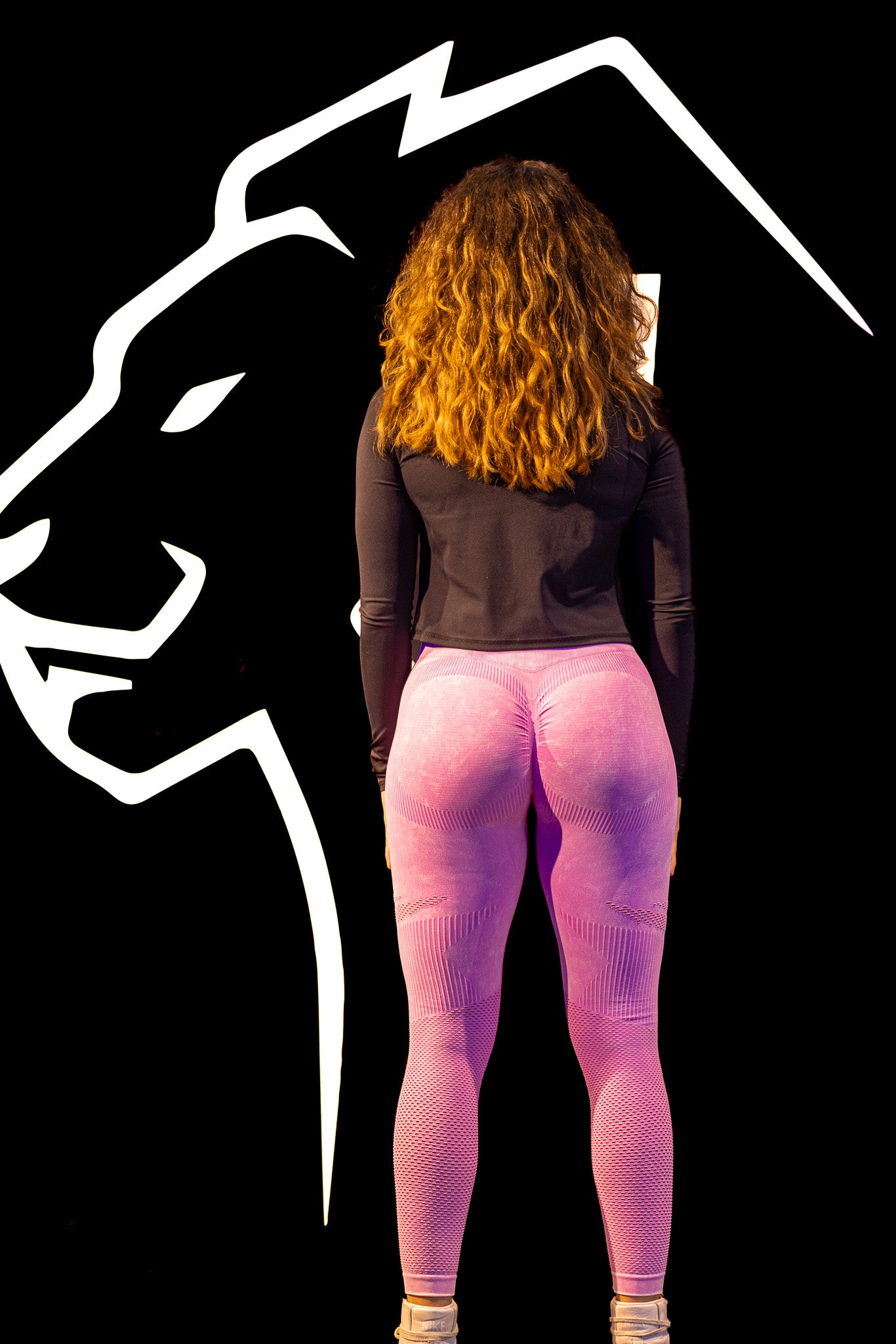 3D Leggings Cotton Pink