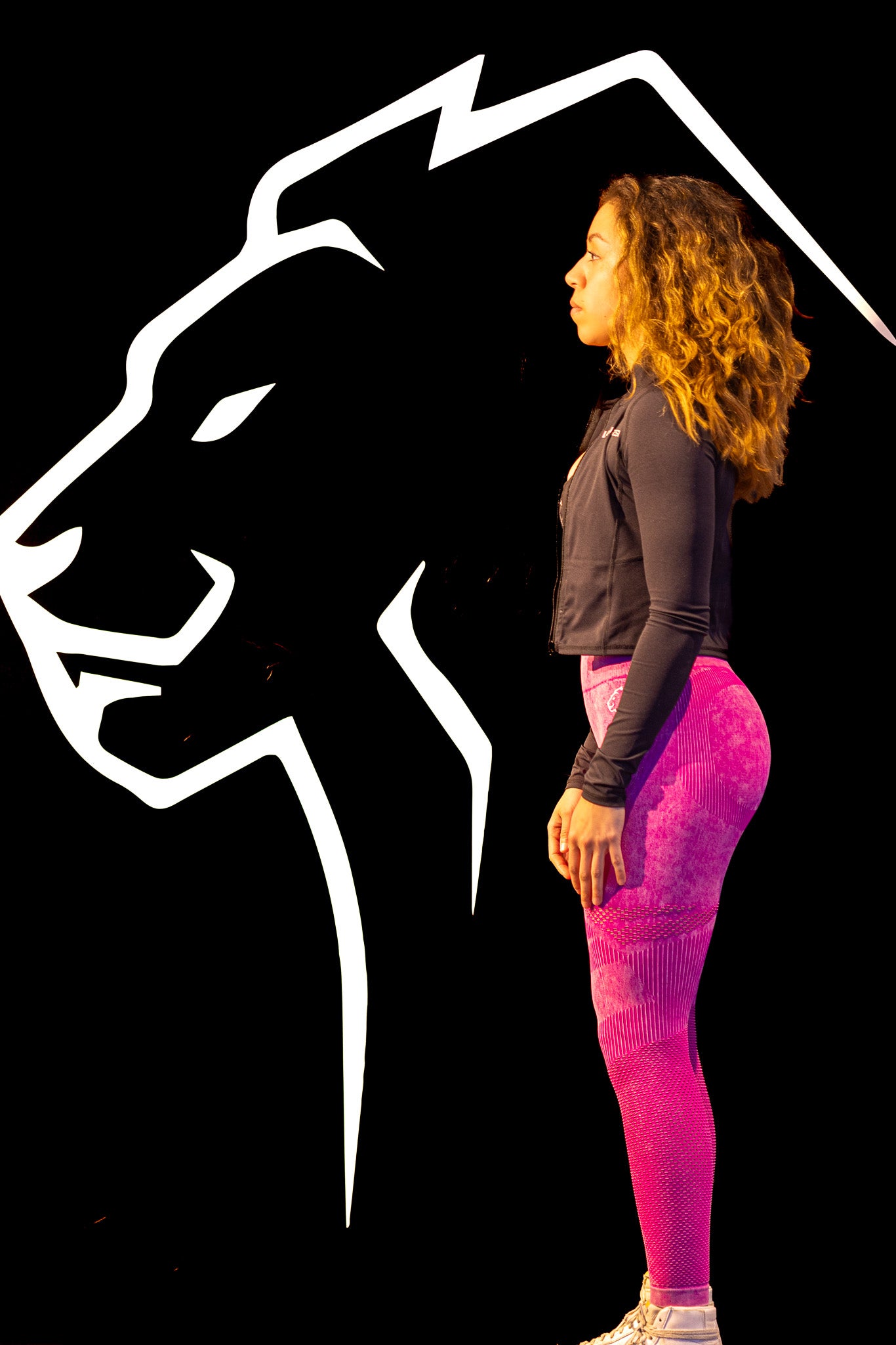 3D Leggings Hot Pink