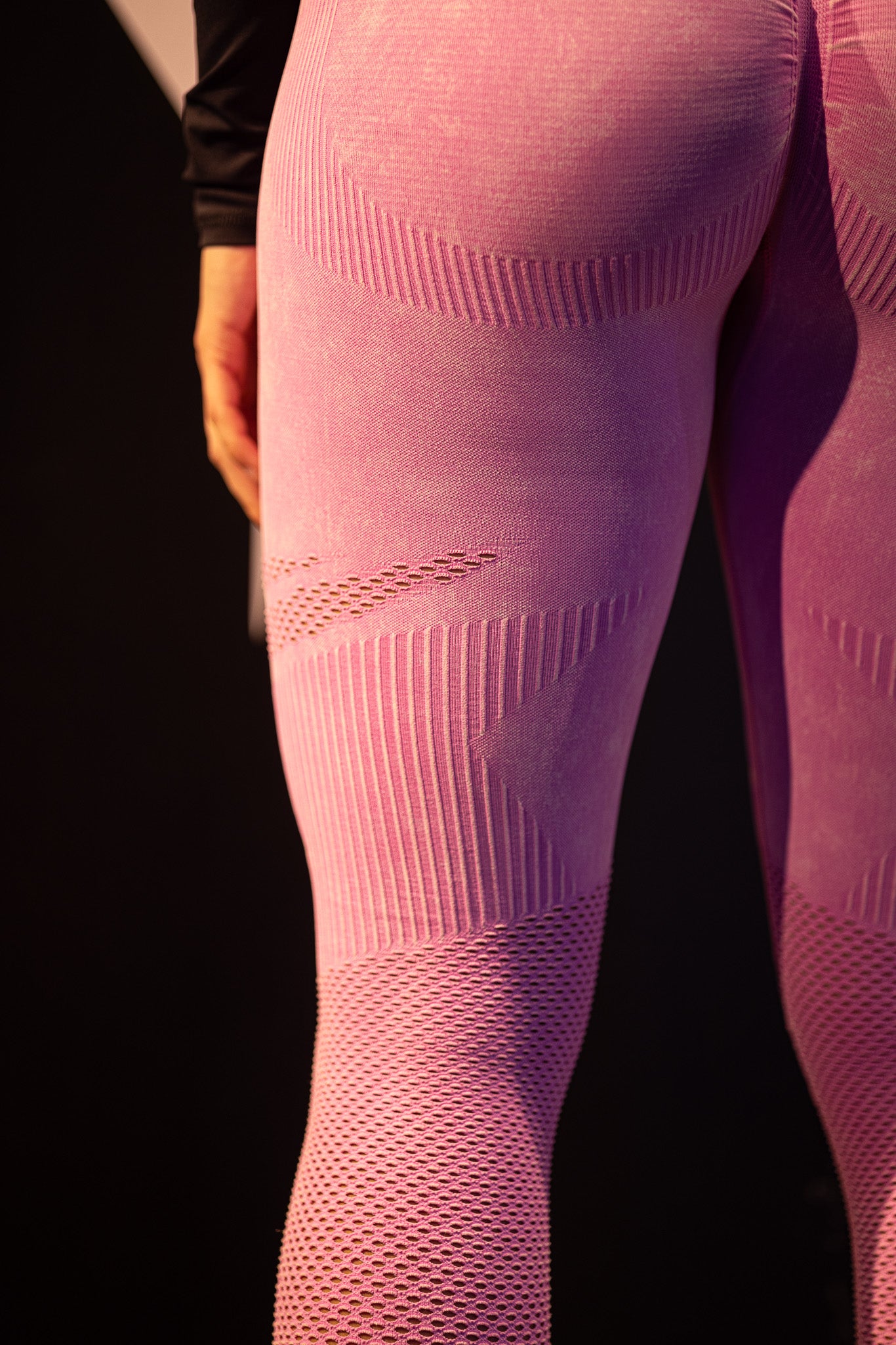 3D Leggings Cotton Pink