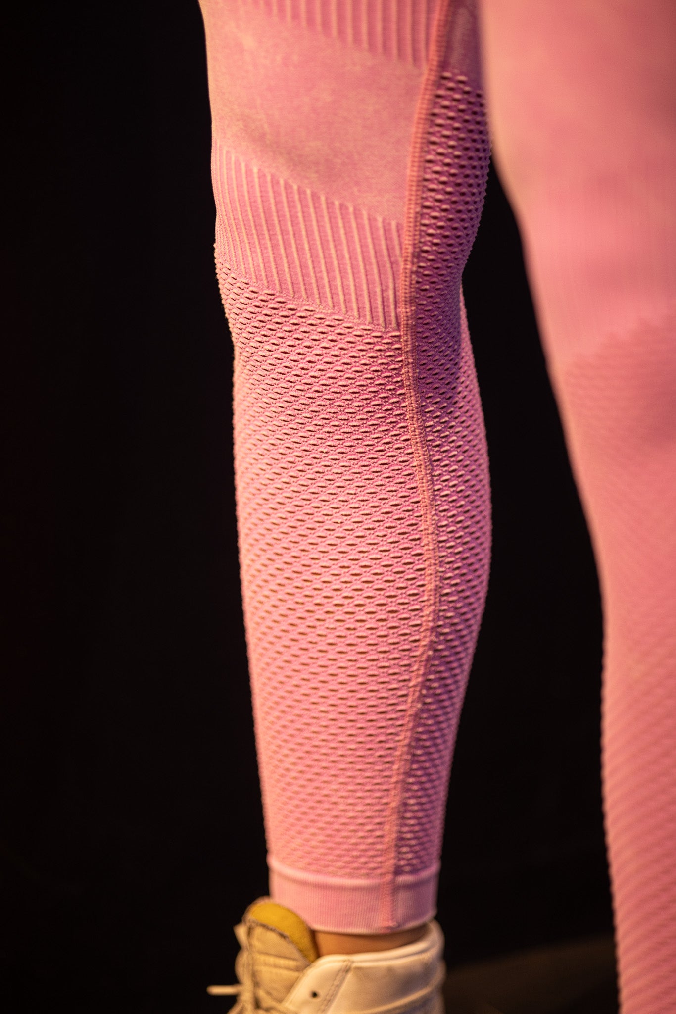 3D Leggings Cotton Pink